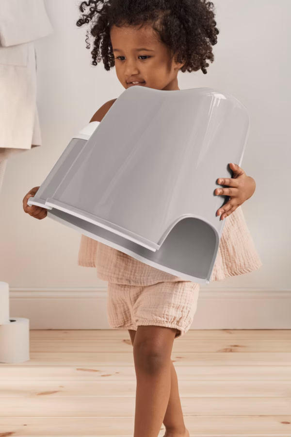 BabyBjörn tuta Potty Chair, Grey/White - Image 5