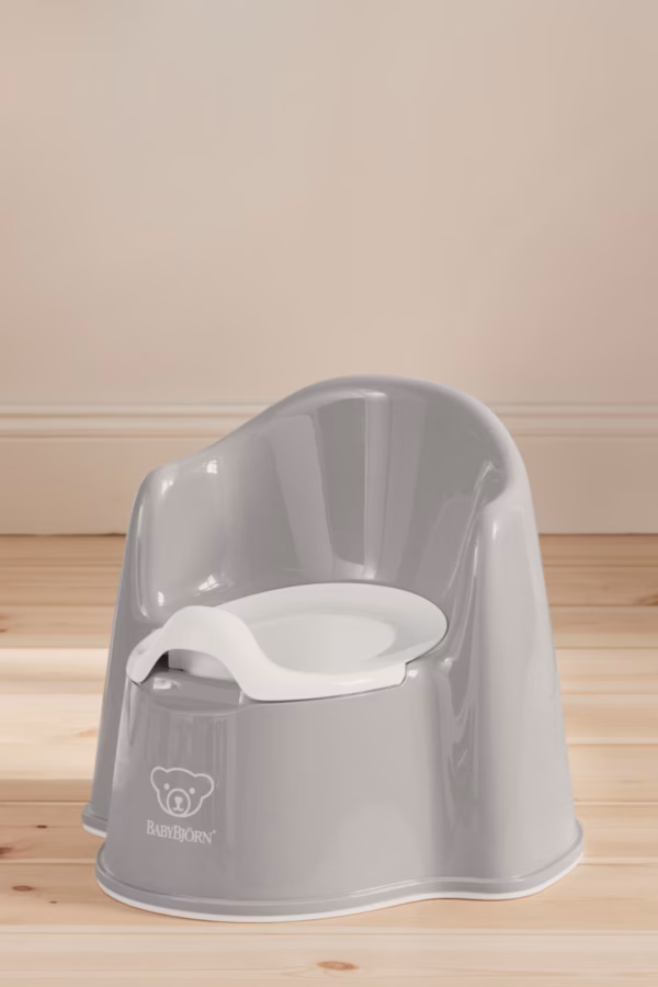 BabyBjörn tuta Potty Chair, Grey/White - Image 7