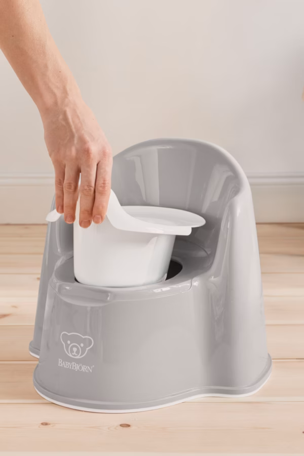 BabyBjörn tuta Potty Chair, Grey/White - Image 8