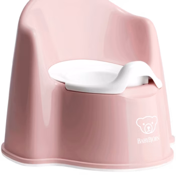 BabyBjörn tuta Potty Chair, PowderPink/White