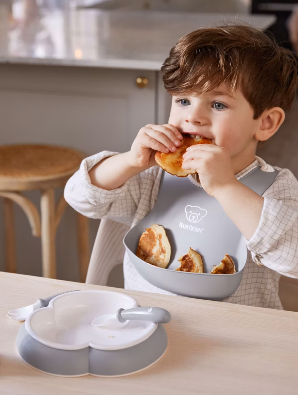 BabyBjörn Set za hranjenje (Dinner Set, 5 kom) - Grey - Image 3