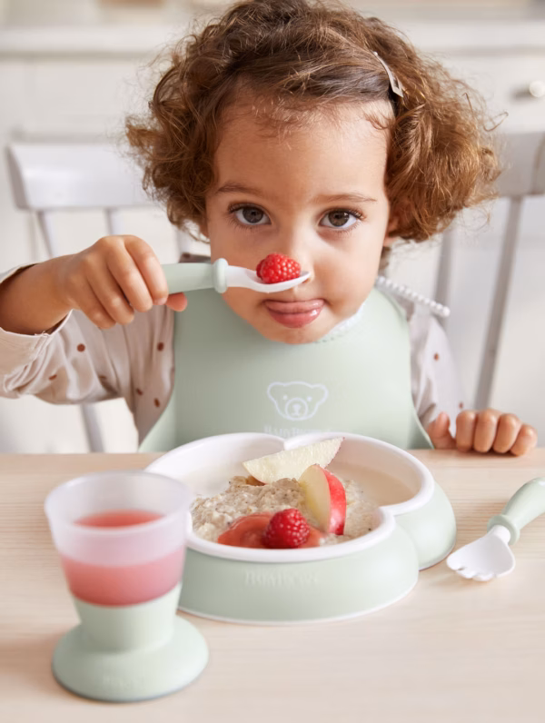 BabyBjörn Set za hranjenje (Dinner Set, 5 kom) - Powder Green - Image 3