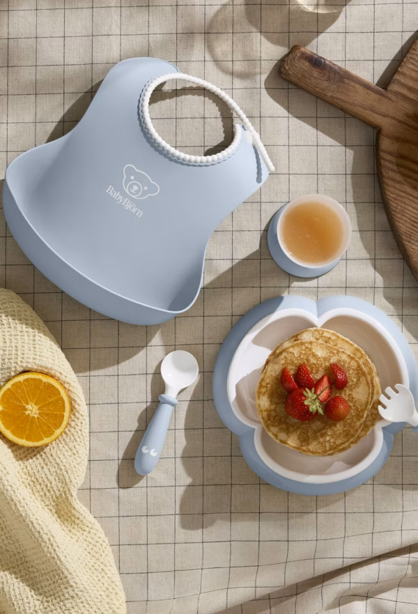 BabyBjörn Set za hranjenje (Dinner Set, 5 kom) - Powder Blue - Image 2