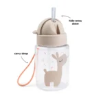 Done by Deer Bočica sa slamkom 280ml - Celebration Sand - Image 3