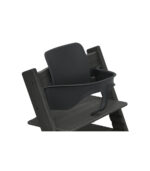 Stokke Tripp Trapp Hranilica Stolica + Ogradica Baby Set - Oak Black/Black - Image 3