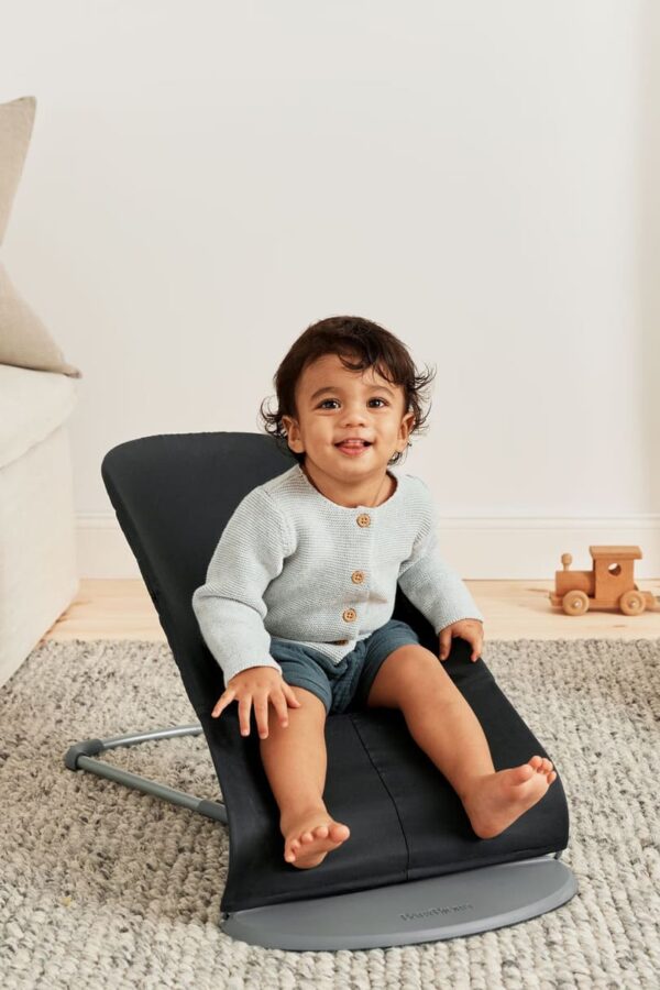 BabyBjörn Ležaljka za bebe Bliss - Classic quilt, Black, Woven - Image 7