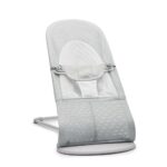 BabyBjörn Ležaljka za bebe Soft - Silver/White, Mash