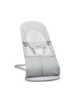 BabyBjörn Ležaljka za bebe Soft - Silver/White, Mash