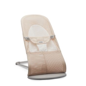 BabyBjörn Ležaljka za bebe Soft - Pearly Pink/White, Mash