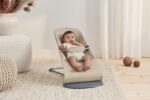 BabyBjörn Ležaljka za bebe Soft - Khaki/Beige, Woven - Image 9