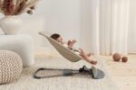 BabyBjörn Ležaljka za bebe Soft - Khaki/Beige, Woven - Image 8