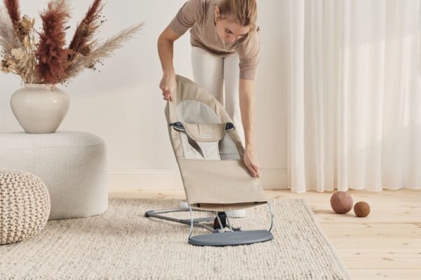 babybjörn ležaljka za bebe soft khaki/beige, woven BabyBjörn Ležaljka za bebe Soft - Khaki/Beige, Woven - Image 3