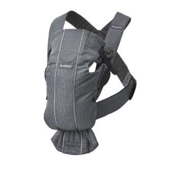 BabyBjörn Nosiljka za bebe Mini - Anthracite, 3D Mesh