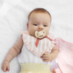 Elodie Cucle silikon – Binky Bow Oat White (3m+) – 2kom - Image 2