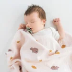 Done by Deer Organska muslin dekica za bebe – Wally Powder - Image 2