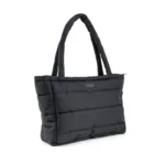 Done by Deer torba - Quilted changing tote bag Black