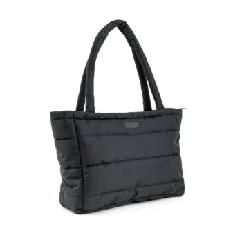 Done by Deer torba - Quilted changing tote bag Black