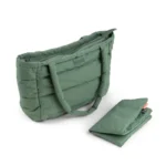 Done by Deer torba - Quilted changing tote bag Green - Image 6