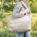 Done by Deer torba - Quilted changing tote bag Sand - Image 2