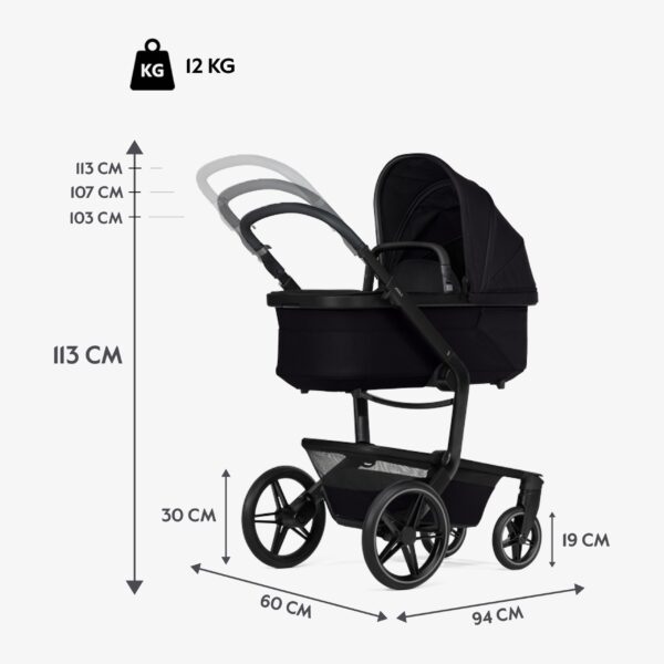 Joolz Day⁵ premium dječija kolica 2u1 Space Black - Image 8