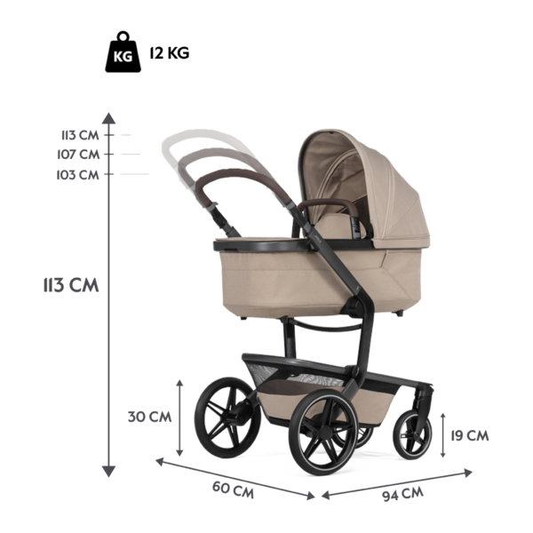Joolz Day⁵ premium dječija kolica 2u1 Sandy Taupe - Image 8