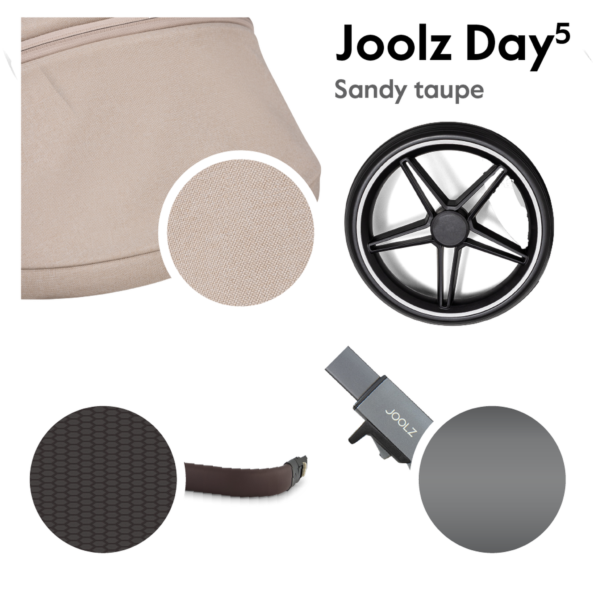 Joolz Day⁵ premium dječija kolica 2u1 Sandy Taupe - Image 9