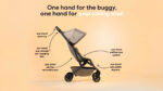 Joolz Aer² buggy - kompaktna putna kolica, Dark navy blue - Image 2