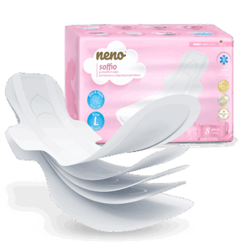 Neno Soffio Premium ultra-tanki postporođajni ulošci, 8 kom (s krilcima)