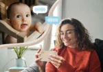 Neno Vedo Wireless baby monitor s kamerom i bežičnim ekranom, Cream - Image 8