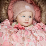 Elodie Plišana pletena kapa Furry Knit Beanie, Powder Pink - Image 4