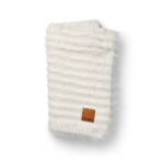 Elodie Plišana pletena dekica - Furry Knit Blanket, Vanilla White
