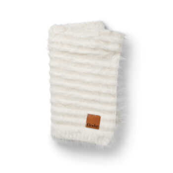 Elodie Plišana pletena dekica - Furry Knit Blanket, Vanilla White