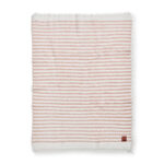 Elodie Plišana pletena dekica - Furry Knit Blanket, Faded Rose - Image 5