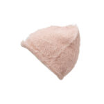 Elodie Plišana pletena kapa Furry Knit Beanie, Powder Pink - Image 3