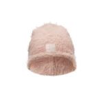 Elodie Plišana pletena kapa Furry Knit Beanie, Powder Pink