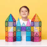 Connetix Tiles – Pastel Glitter Castle set (48 kom) - Image 3
