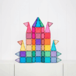 Connetix Tiles – Pastel Glitter Castle set (48 kom) - Image 4