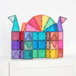 Connetix Tiles – Pastel Glitter Castle set (48 kom) - Image 5
