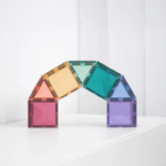 Connetix Tiles – Pastel Glitter Castle set (48 kom) - Image 6