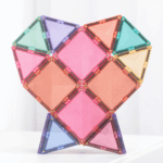 Connetix Tiles – Pastel Glitter Castle set (48 kom) - Image 7