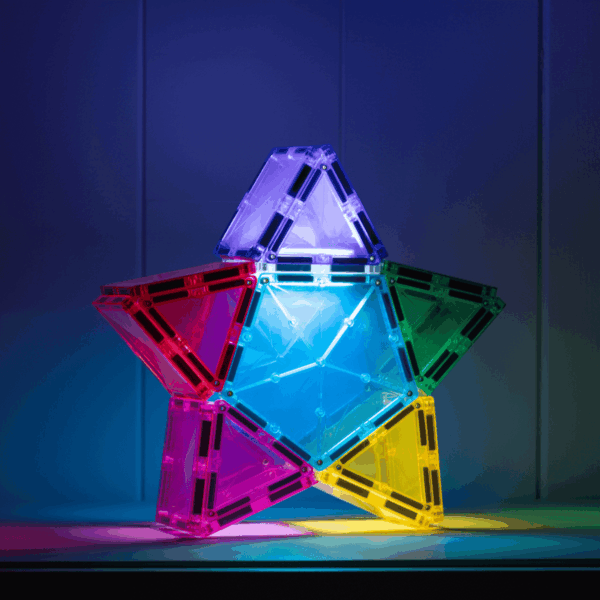connetix tiles – light star set (28 kom) Connetix Tiles – Light Star set (28 kom) - Image 6