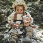 Elodie Winter Bonnet - zimska kapica za bebe, Meadow Blossom - Image 2