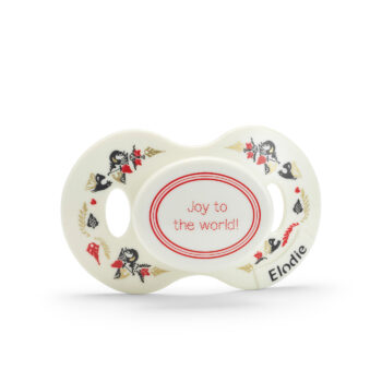 Elodie anatomska cucla/duda 3m+, Joy to the world