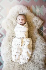 Ergobaby Dekica za zamatanje za dojenčad Swaddler, Slonići - Image 7