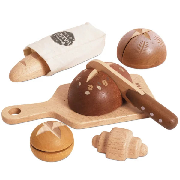 le toy van set kokošinjac (copy) Le Toy Van Set drvena daska i pekarska peciva za rezanje - Image 1