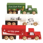 Le Toy Van Set drevenih kamina - Trailer Truck