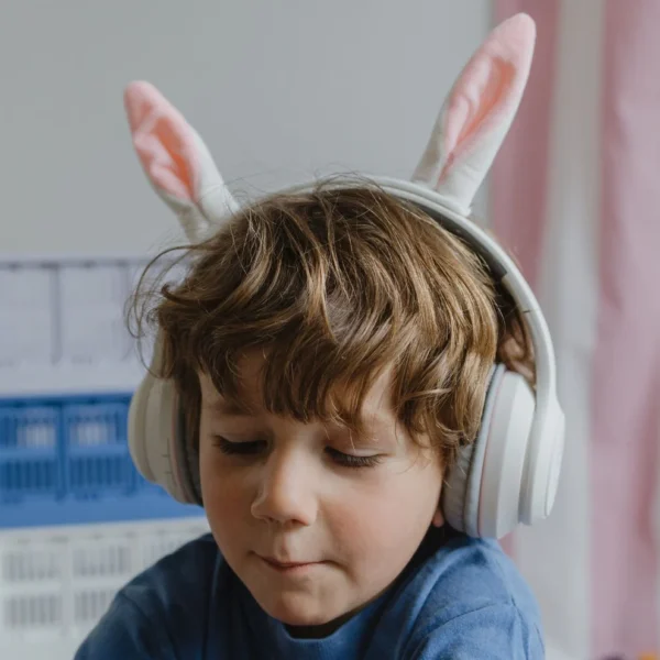 Kidywolf KIDYEARS Dječije Bluetooth slušalice s motivom 85 dB – Rabbit - Image 8