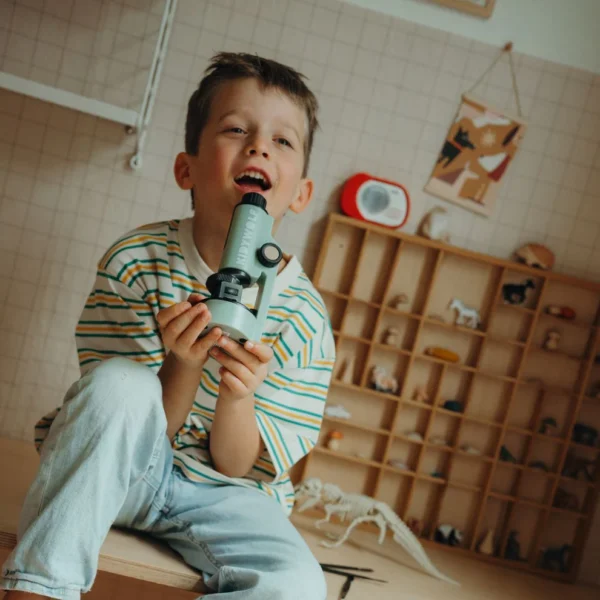 Kidywolf KIDYMICROSCOPE Prijenosni dječiji mikroskop x50/x150/x300 – Green - Image 5