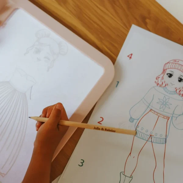 Kidywolf KIDYDRAW PRO Svjetleća tabla za crtanje i pisanje - Pink - Image 3