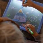 Kidywolf K-DRAW PRO MANGA Svjetleća tabla za crtanje i pisanje – Blue - Image 7